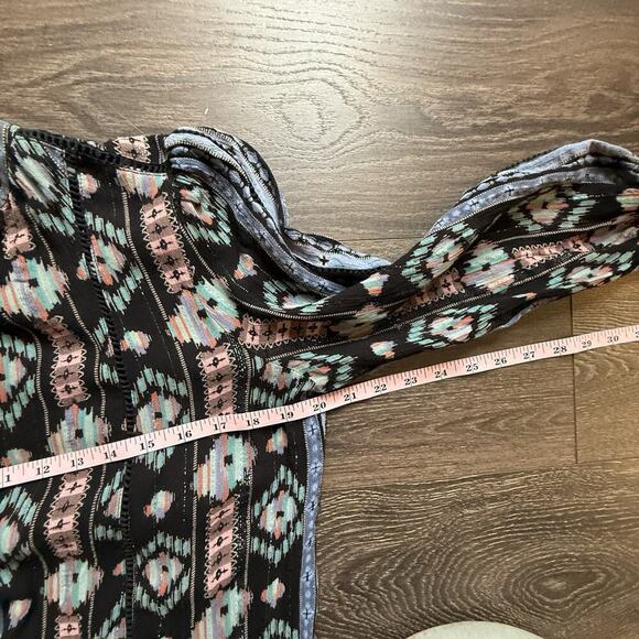 Anthropologie Holding Horses Boho Prairie Moon Mixed Media Tunic Dress S 1849 - Picture 11 of 13